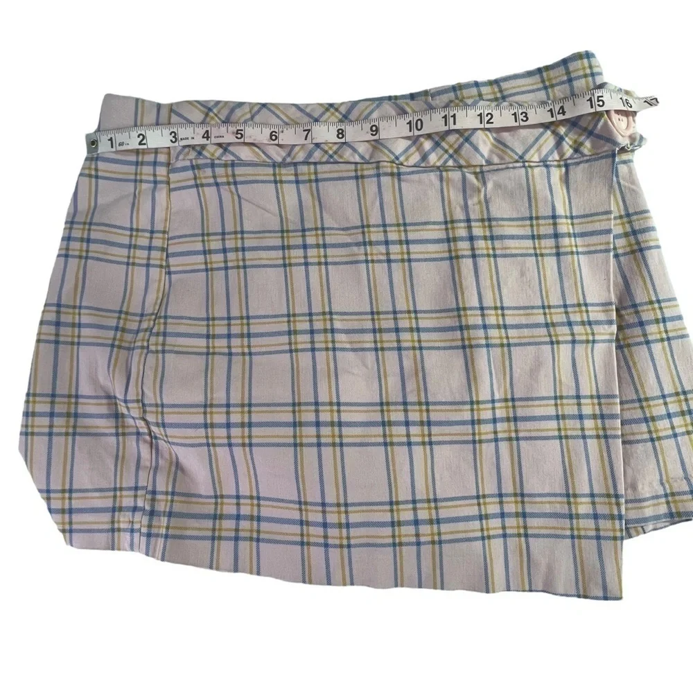 Joe Benbasset Multicolor Plaid Skort Extra Large